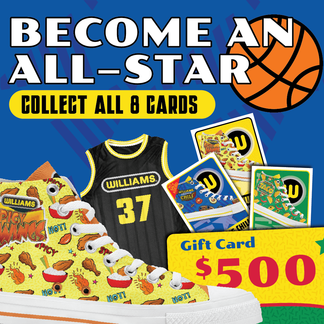 Williams All-Stars prizes ad: Become an All-Star