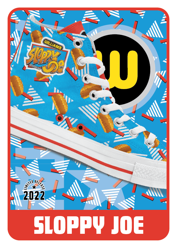 Williams All-Stars Sloppy Joe trading card from Beast Creative Agency front