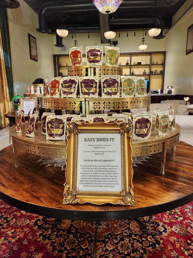 Sweet Sensi in-store product display