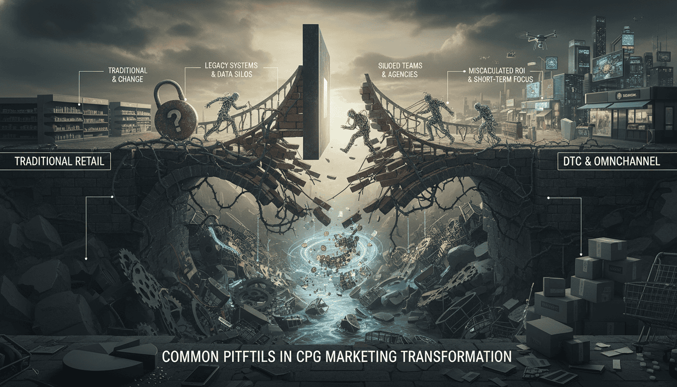 Common Pitfalls in CPG Marketing Transformation