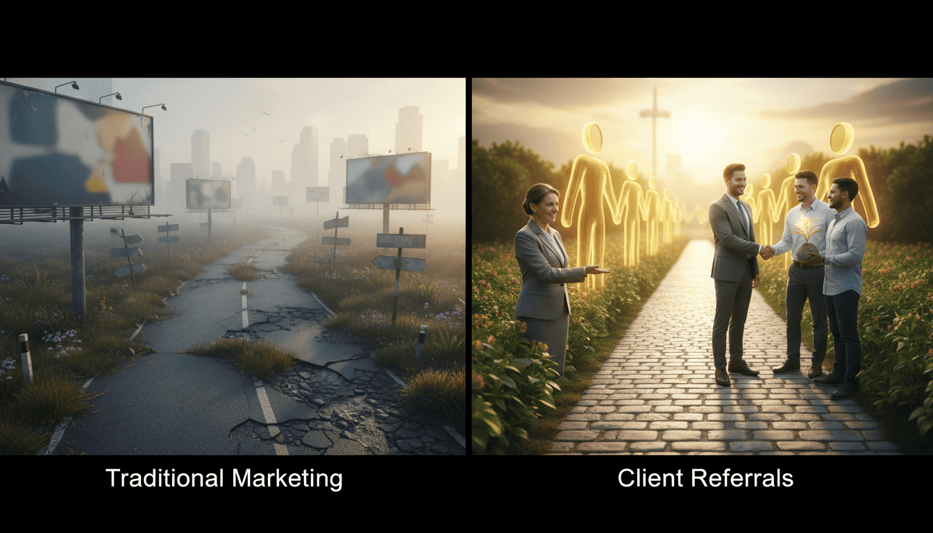 Why Client Referrals Beat Traditional Marketing Every Time